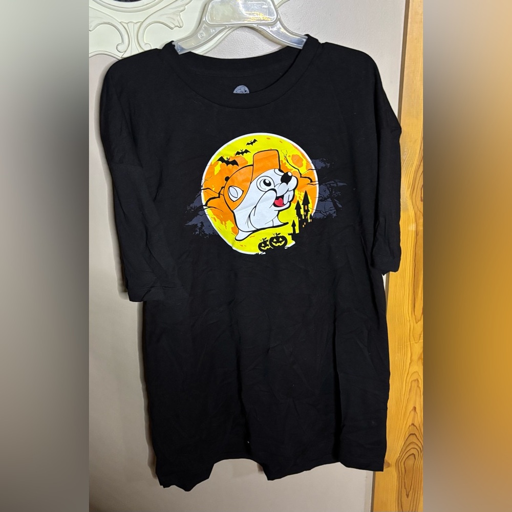 Buc-ee's Black Halloween T-Shirt 2X Unisex ‘Let’s Boo This!’ Ghost Skeleton GLOW